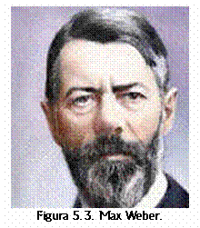 Cuadro de texto: Figura 5.3. Max Weber.